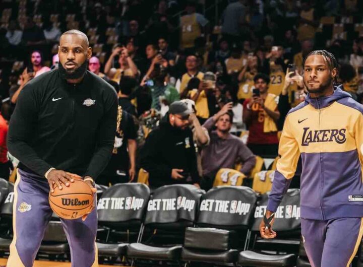 le bron e bronny NBA