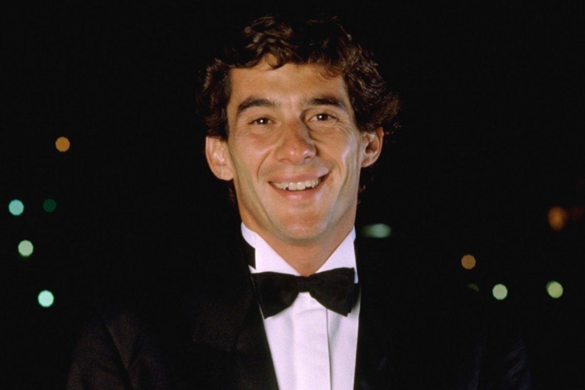 Ayrton Senna sorridente