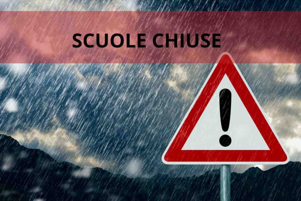 allerta meteo scuole chiuse